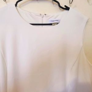 Calvin klein White dress size 14